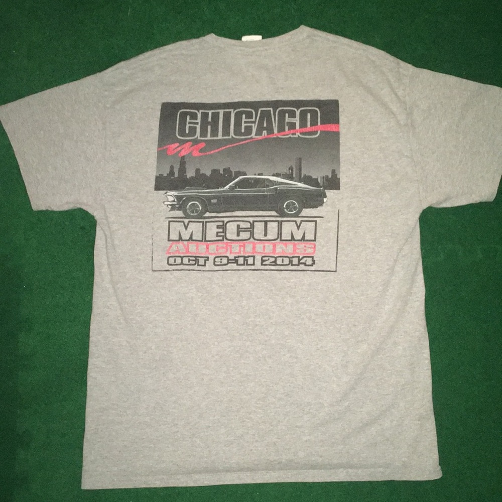 Large Mecum Auctions Chicago t-shirt
